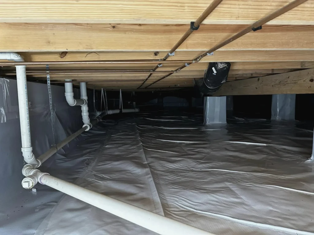 Home Crawl Space Encapsulation in Nashville, TN Home Crawl Space Encapsulation in Nashville, TN