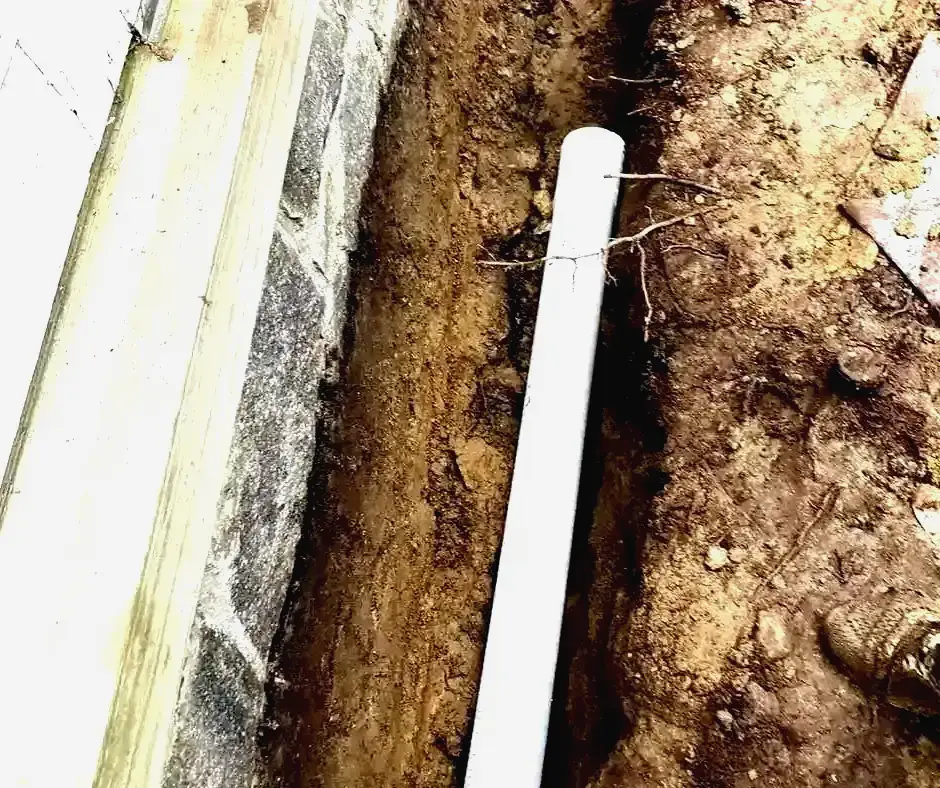 Long PVC pipe French Drain Installation Nashville, TN Long PVC pipe French Drain Installation Nashville, TN